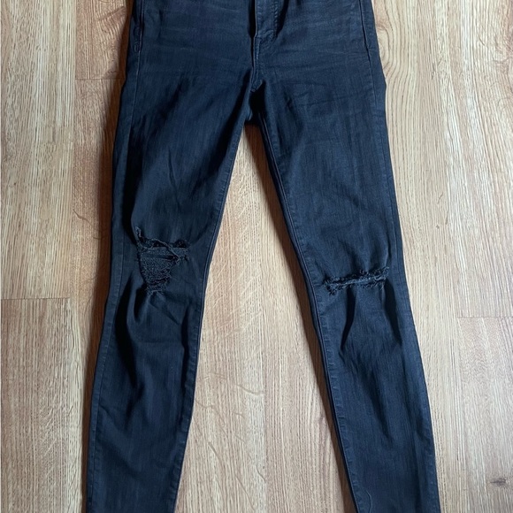 Madewell 9” High Rise Black Skinny Jeans - Picture 2 of 8
